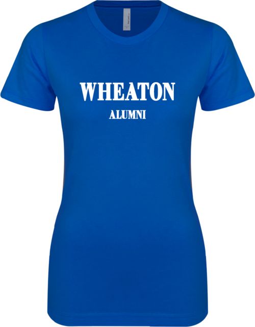 Wheaton College MA Next Level Ladies SoftStyle Junior Fitted Tee Alumni - ONLINE ONLY
