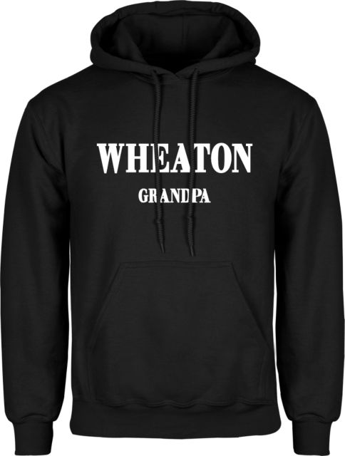 Wheaton College MA Fleece Hoodie Grandpa - ONLINE ONLY