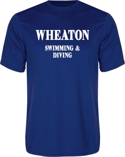 Wheaton College MA Performance Tee Swimming and Diving - ONLINE ONLY