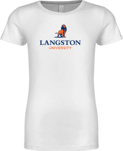Langston Youth Girls Fashion Fit T Shirt Primary Mark - ONLINE ONLY