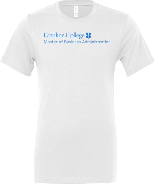 Ursuline College Bella + Canvas Jersey Cotton T Shirt Ursuline College Master of Business - ONLINE ONLY