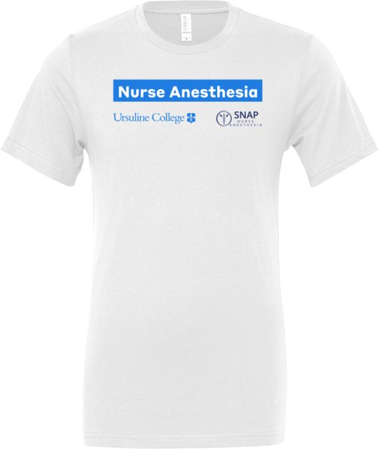 Ursuline College Bella + Canvas Jersey Cotton T Shirt Ursuline College Nurse Anesthesia - ONLINE ONLY