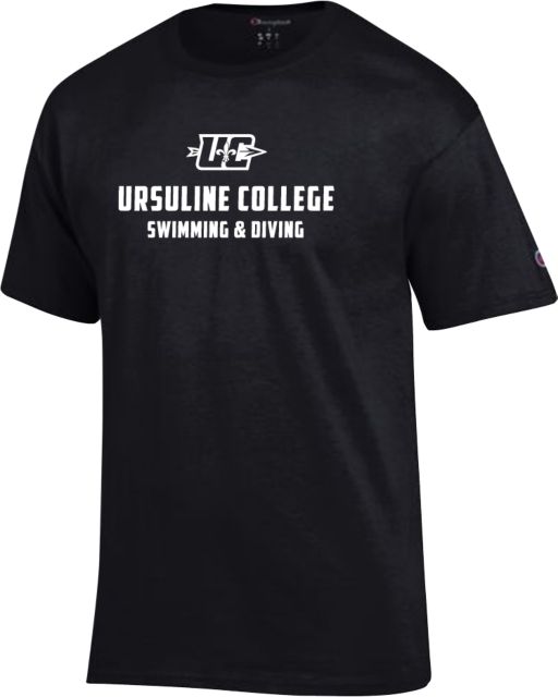 Ursuline College Champion T Shirt Ursuline College Swimming and Diving - ONLINE ONLY