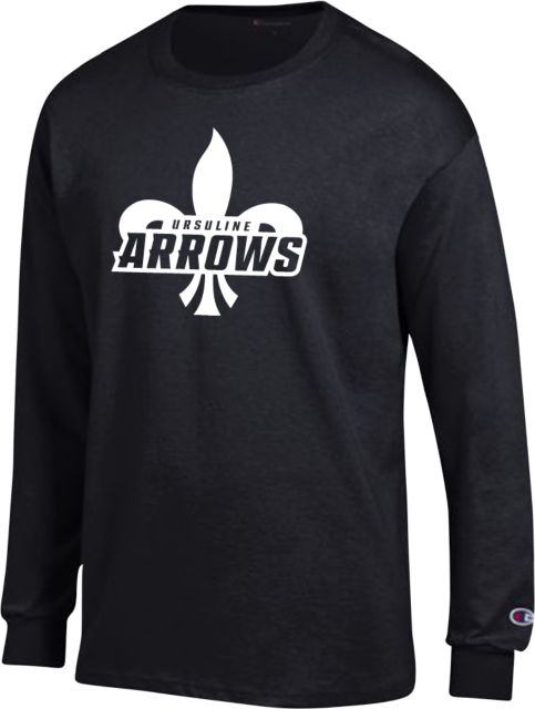 Ursuline College Champion Long Sleeve T Shirt Ursuline Arrows - ONLINE ONLY