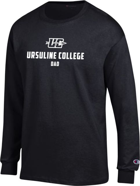 Ursuline College Champion Long Sleeve T Shirt Ursuline College Dad - ONLINE ONLY