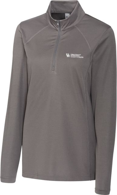 Univ of Houston Clique Womens Ice Pique Titan Half Zip College of Liberal Arts and Social Sciences Horizontal - ONLINE ONLY