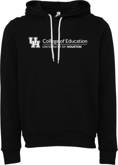 Univ of Houston Bella + Canvas Fleece Hood College of Education Horizontal - ONLINE ONLY