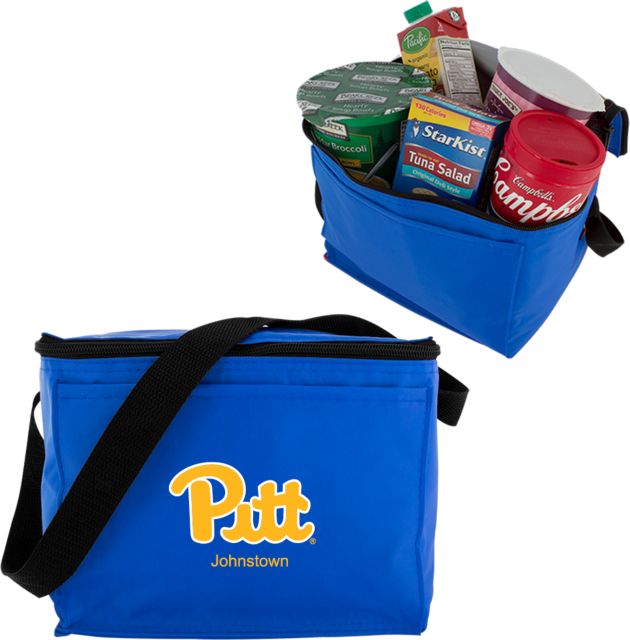 Pittsburgh Six Pack Cooler Script Pitt Johnstown - ONLINE ONLY