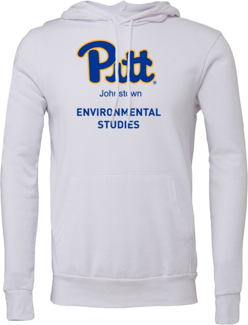 Pittsburgh Bella + Canvas Fleece Hood Pitt Johnstown Environmental Studies - ONLINE ONLY