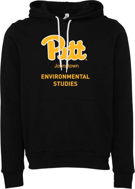 Pittsburgh Bella + Canvas Fleece Hood Pitt Johnstown Environmental Studies - ONLINE ONLY