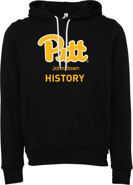Pittsburgh Bella + Canvas Fleece Hood Pitt Johnstown History - ONLINE ONLY