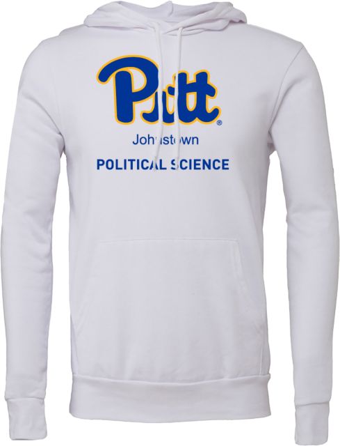 Pittsburgh Bella + Canvas Fleece Hood Pitt Johnstown Political Science - ONLINE ONLY