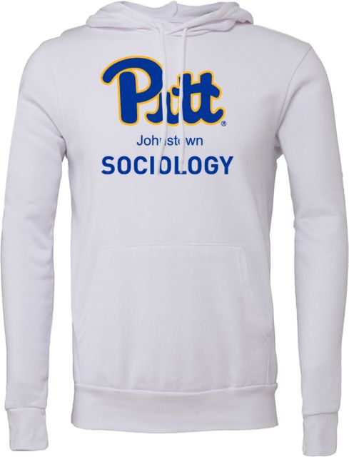 Pittsburgh Bella + Canvas Fleece Hood Pitt Johnstown Sociology - ONLINE ONLY