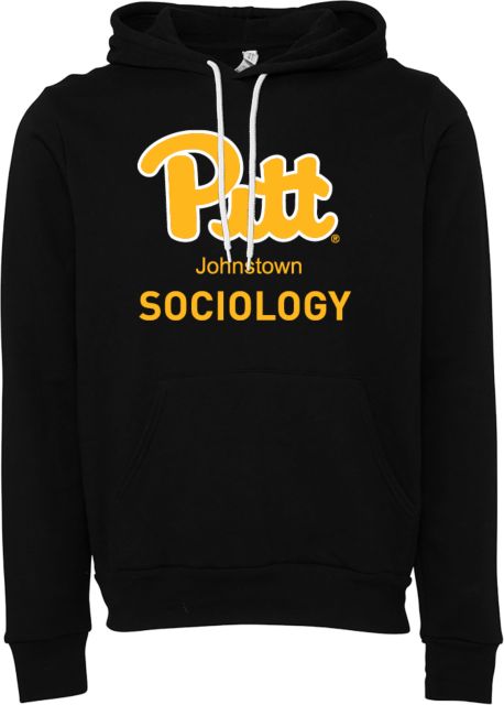 Pittsburgh Bella + Canvas Fleece Hood Pitt Johnstown Sociology - ONLINE ONLY