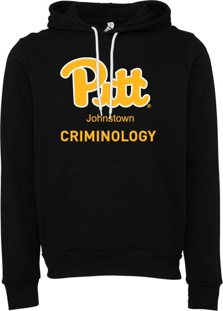Pittsburgh Bella + Canvas Fleece Hood Pitt Johnstown Criminology - ONLINE ONLY