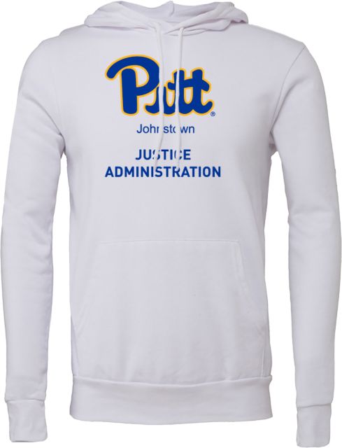 Pittsburgh Bella + Canvas Fleece Hood Pitt Johnstown Justice Administration - ONLINE ONLY