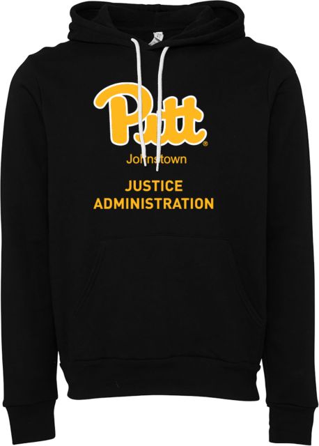 Pittsburgh Bella + Canvas Fleece Hood Pitt Johnstown Justice Administration - ONLINE ONLY