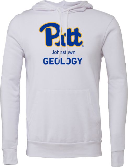 Pittsburgh Bella + Canvas Fleece Hood Pitt Johnstown Geology - ONLINE ONLY