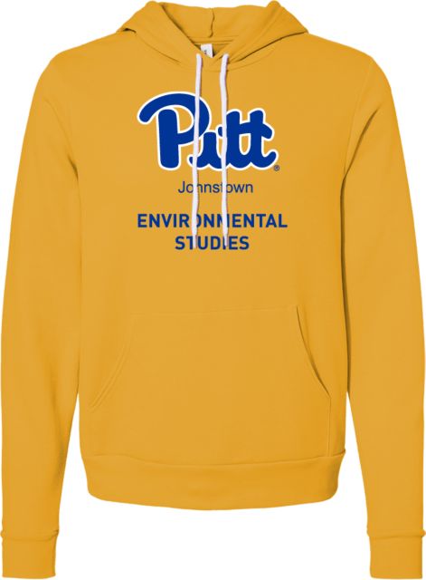 Pittsburgh Bella + Canvas Fleece Hood Pitt Johnstown Environmental Studies - ONLINE ONLY
