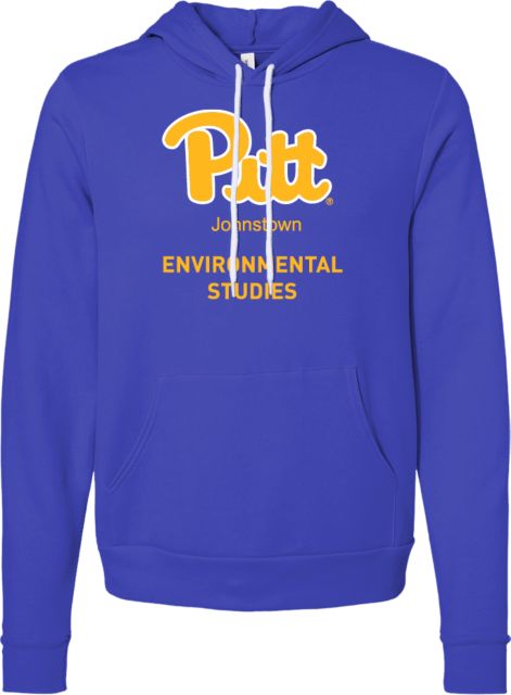 Pittsburgh Bella + Canvas Fleece Hood Pitt Johnstown Environmental Studies - ONLINE ONLY
