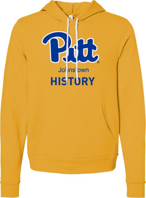 Pittsburgh Bella + Canvas Fleece Hood Pitt Johnstown History - ONLINE ONLY