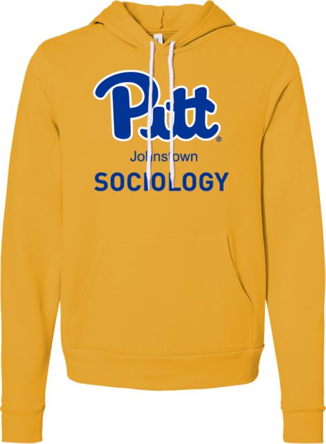 Pittsburgh Bella + Canvas Fleece Hood Pitt Johnstown Sociology - ONLINE ONLY