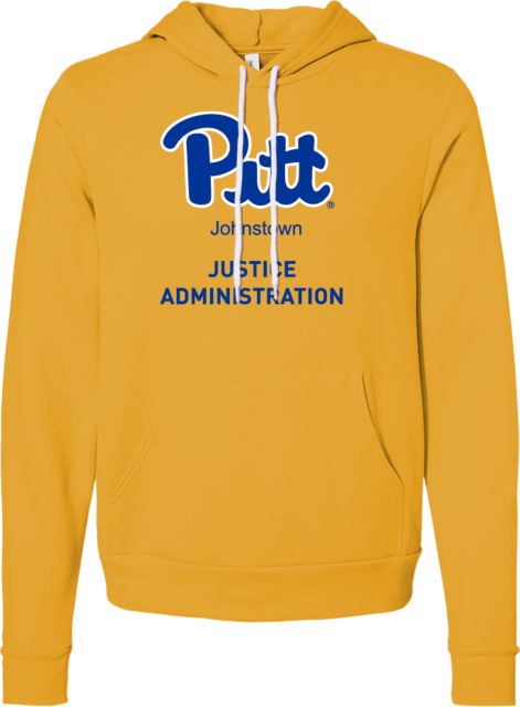 Pittsburgh Bella + Canvas Fleece Hood Pitt Johnstown Justice Administration - ONLINE ONLY