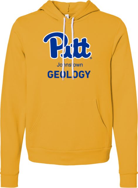Pittsburgh Bella + Canvas Fleece Hood Pitt Johnstown Geology - ONLINE ONLY