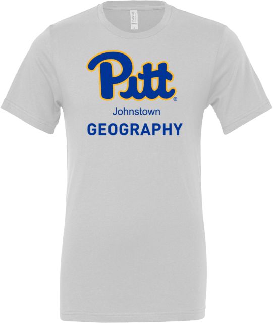 Pittsburgh Bella + Canvas Jersey Cotton T Shirt Pitt Johnstown Geography - ONLINE ONLY