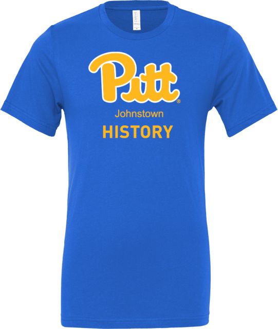 Pittsburgh Bella + Canvas Jersey Cotton T Shirt Pitt Johnstown History - ONLINE ONLY