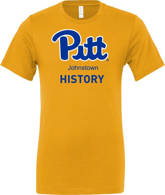 Pittsburgh Bella + Canvas Jersey Cotton T Shirt Pitt Johnstown History - ONLINE ONLY