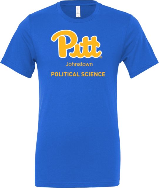 Pittsburgh Bella + Canvas Jersey Cotton T Shirt Pitt Johnstown Political Science - ONLINE ONLY