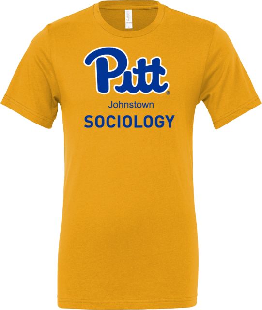 Pittsburgh Bella + Canvas Jersey Cotton T Shirt Pitt Johnstown Sociology - ONLINE ONLY