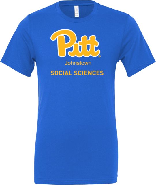Pittsburgh Bella + Canvas Jersey Cotton T Shirt Pitt Johnstown Social Sciences - ONLINE ONLY