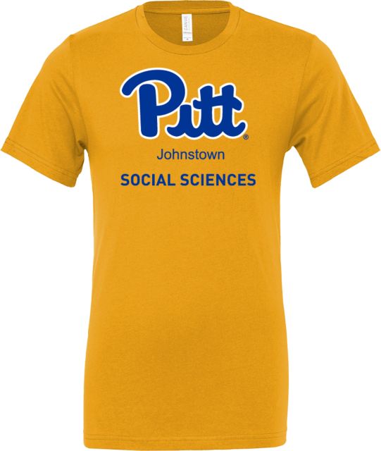 Pittsburgh Bella + Canvas Jersey Cotton T Shirt Pitt Johnstown Social Sciences - ONLINE ONLY