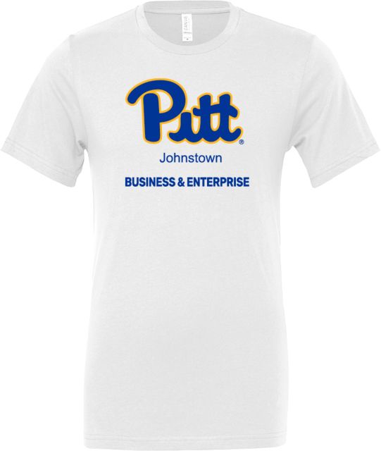 Pittsburgh Bella + Canvas Jersey Cotton T Shirt Pitt Johnstown Business and Enterprise - ONLINE ONLY