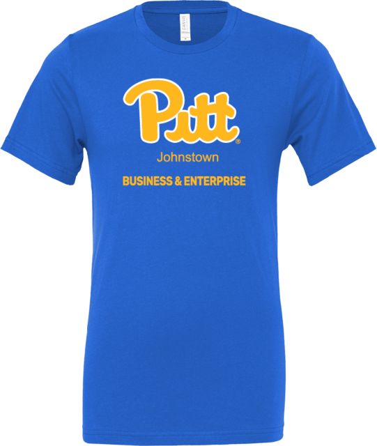 Pittsburgh Bella + Canvas Jersey Cotton T Shirt Pitt Johnstown Business and Enterprise - ONLINE ONLY