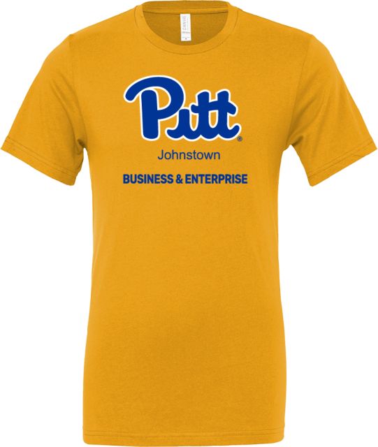 Pittsburgh Bella + Canvas Jersey Cotton T Shirt Pitt Johnstown Business and Enterprise - ONLINE ONLY