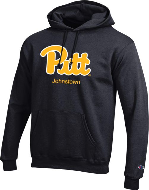 Pittsburgh Champion Fleece Hoodie Script Pitt Johnstown - ONLINE ONLY