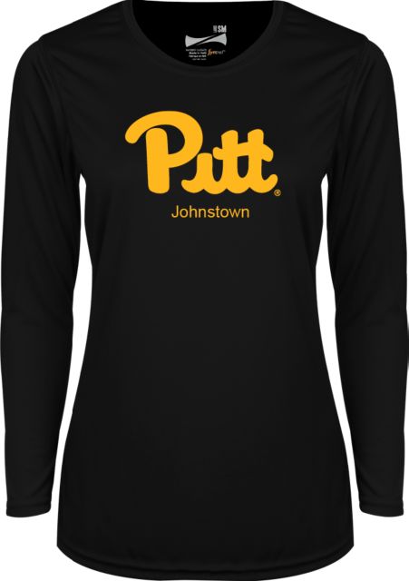 Pittsburgh Womens Performance Long Sleeve Shirt Script Pitt - ONLINE ONLY