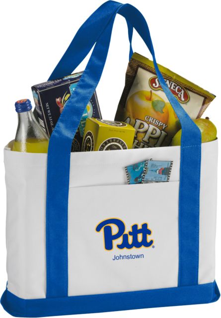 Pittsburgh Contender Canvas Tote Script Pitt Johnstown - ONLINE ONLY