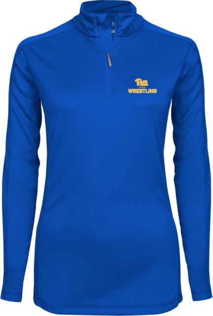 Pittsburgh Womens Syntrel Interlock 1/4 Zip Pitt Johnstown Wrestling - ONLINE ONLY