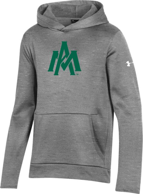 Arkansas Monticello Under Armour Youth Fleece Hoodie Primary Mark - ONLINE ONLY