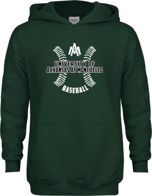 Arkansas Monticello Youth Fleece Hoodie Baseball - ONLINE ONLY