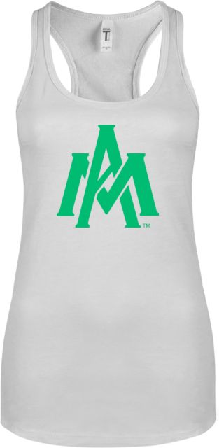 Arkansas Monticello Next Level Racerback Tank White Primary Mark - ONLINE ONLY