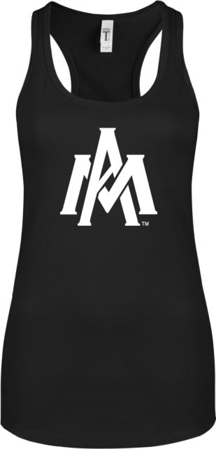Arkansas Monticello Next Level Womens Racerback Tank  Primary Mark - ONLINE ONLY