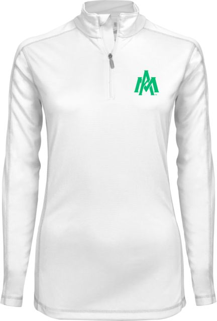 Arkansas Monticello Syntrel Womens Interlock 1/4 Zip Primary Mark - ONLINE ONLY