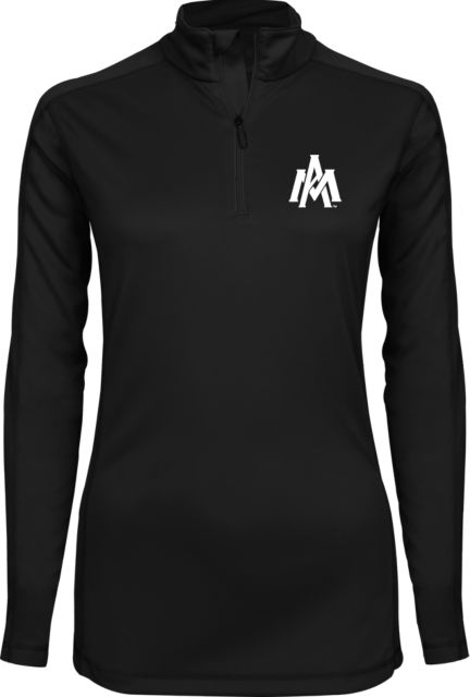 Arkansas Monticello Syntrel Womens Interlock 1/4 Zip Primary Mark - ONLINE ONLY