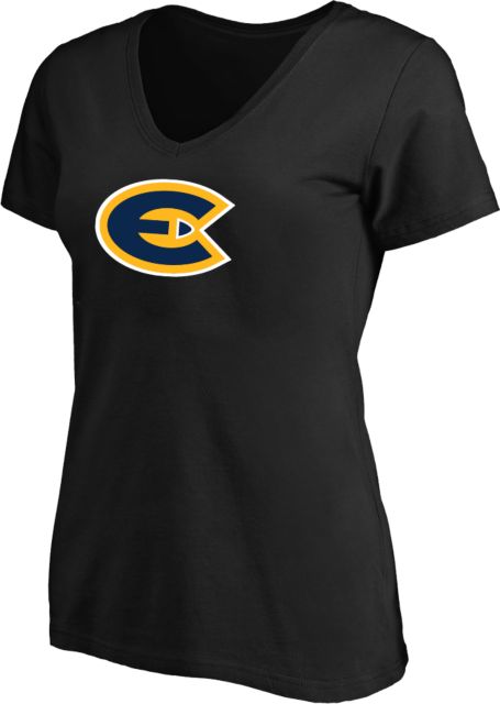 Eau Claire Womens Plus V Neck T Shirt Primary Athletic Mark - Plus - ONLINE ONLY