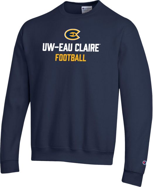 Eau Claire Champion Fleece Crew UW Eau Claire Football - ONLINE ONLY